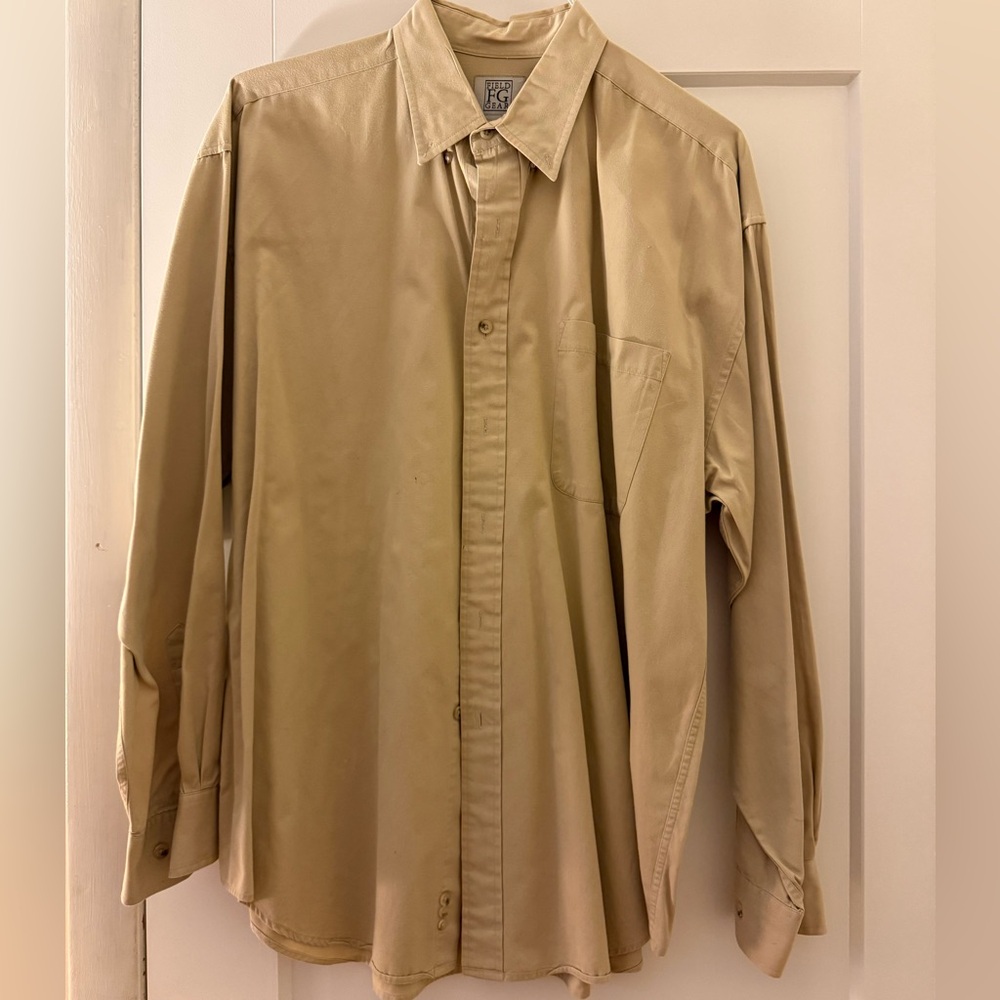 FIELD GEAR 100% Cotton Button-Down Shirt – Size L